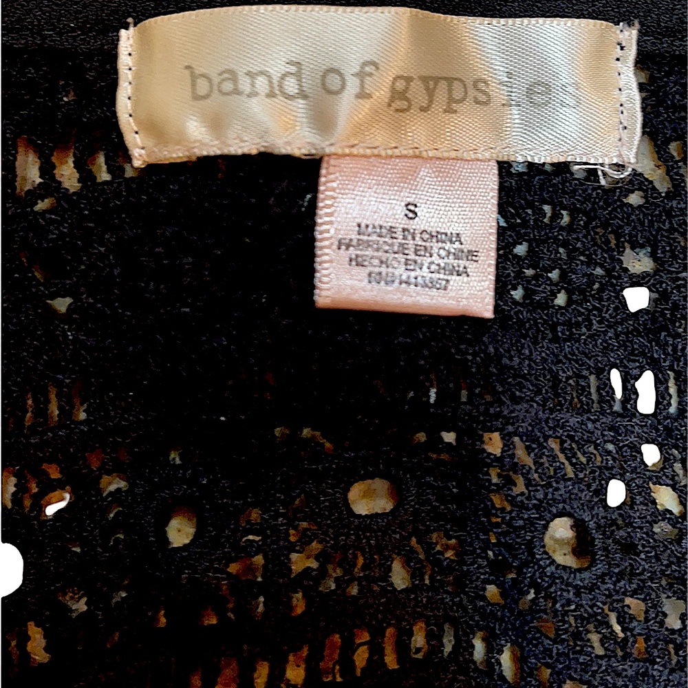 Band of Gypsies Romper Black w/ Floral Print S - Picture 5 of 12